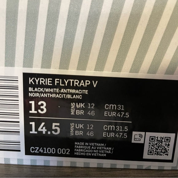 NEW Nike Kyrie Flytrap 5 Black White CZ4100-002 Basketball Shoes Men\'s main image 8